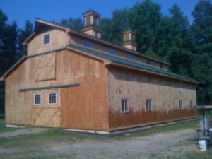 Carl and Nancy Barn unfinished